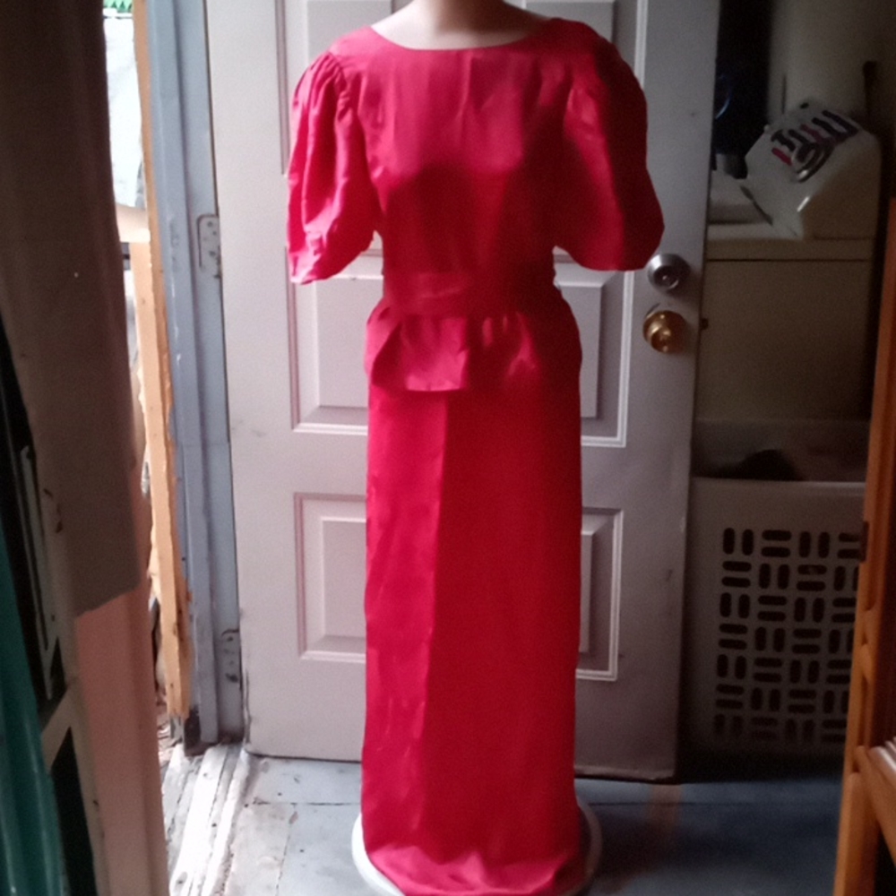 Vintage JC Penney ballroom  dancing  prom gown  holiday Dress. Sz 11…Marked Down